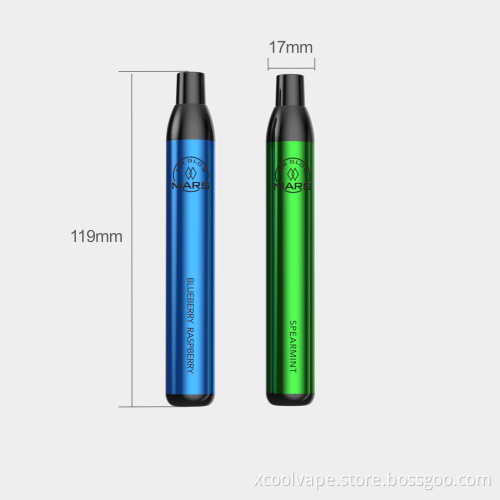 2500puffs Disposable Vape Pen with accurate airflow intake